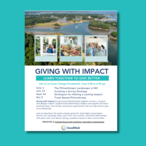 Download and Share this Giving With Impact Flyer